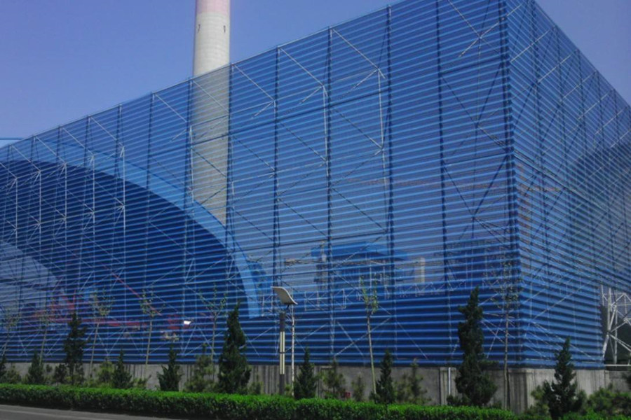 擋風(fēng)墻網(wǎng)架案例