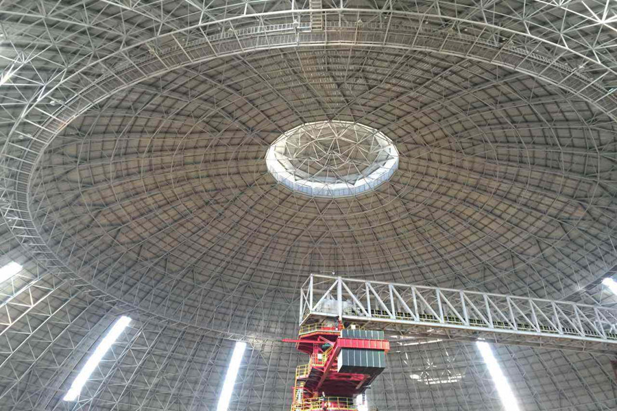 水泥廠網(wǎng)架加工工程