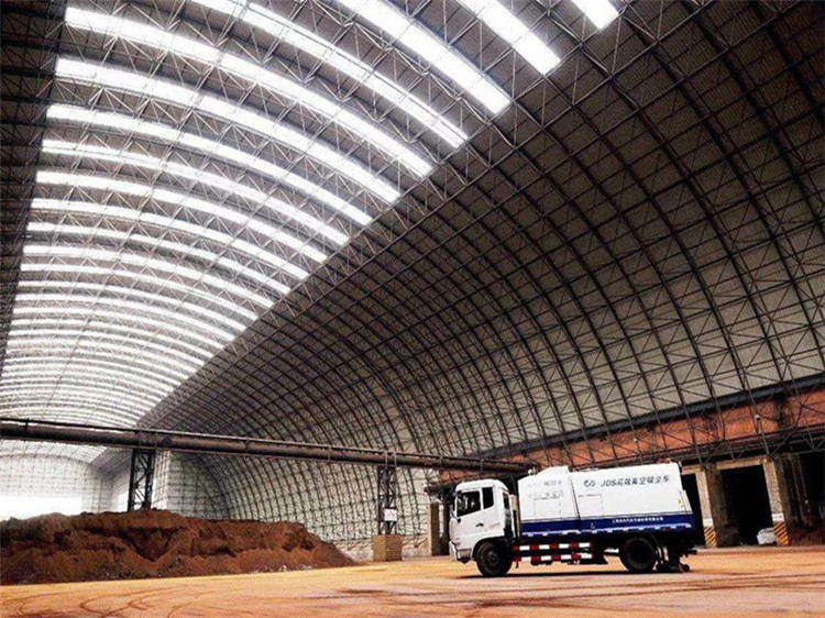 石灰石預(yù)勻化堆場(chǎng)網(wǎng)架工程