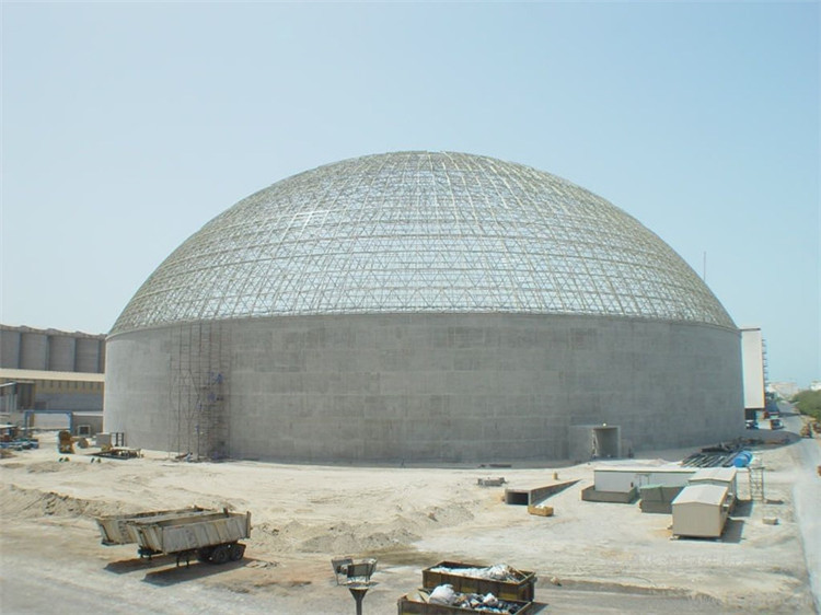 河南中鋁自備熱電廠煤棚網(wǎng)架